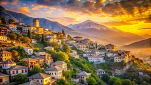 breathtaking-panoramic-view-gjirokaster-albania-mountainside-town-nestled-albanian-alps-displaying-unesco-world-376713770